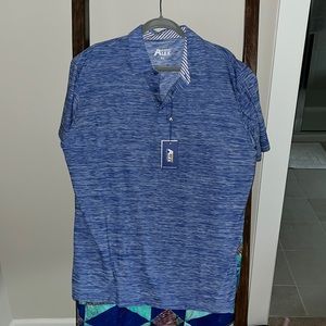 NWT Blue Alex Vando polo XL